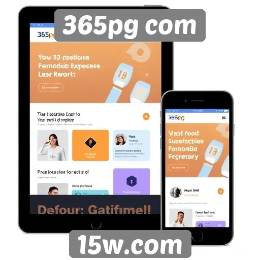 Interface e usabilidade do 365pg com em dispositivos móveis